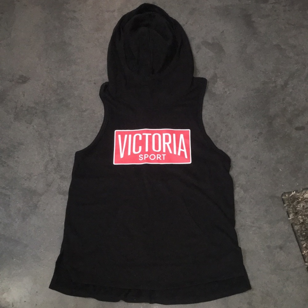 Black Sleeveless Victoria Secret Jacket!